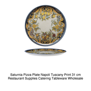 Plato para Pizza Saturnia con Diseño Napoli Toscana de 31 cm, Suministros para Restaurantes, Vajilla para Catering, Venta al por Mayor - Product Image 2