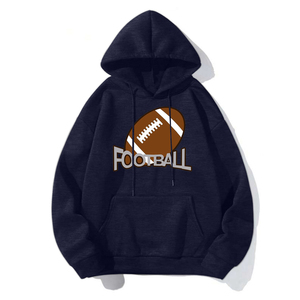 Sweat-shirt d'hiver pour homme, coupe ajustée, en molleton 100% coton, durable, épais, écologique, 380g, avec logo personnalisé par transfert thermique - Product Image 2