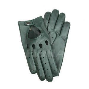 Gants de conduite en cuir pour hommes de qualité supérieure personnalisés de haute qualité fabriqués au Pakistan - Product Image 2