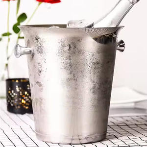 Cubo vino plata moderno - Product Image 2