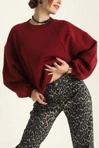 Sweat-shirt élégant pour femmes Pull à épaules tombantes Arrivée Sweat-shirt pour femmes dans différents styles Sweat-shirt avec logo personnalisé pour femmes - Product Image 3