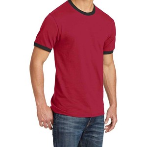 Hombres Jersey Ringer Tee Camisetas Venta al por mayor Ropa deportiva 710 Ringer Camiseta Unisex - Product Image 4