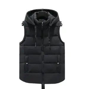 Großhandel Plus Size Herren Winter Daunen Puffer Westen Benutzer definierte Winter westen für Herren