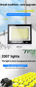 Lumen cao SMD IP65 ngoài trời lumen cao SMD IP65 ngoài trời không thấm nước khu vực chiếu sáng <span class=keywords><strong>50W</strong></span> 100W năng lượng mặt trời dẫn lũ ánh sáng - Product Image 6