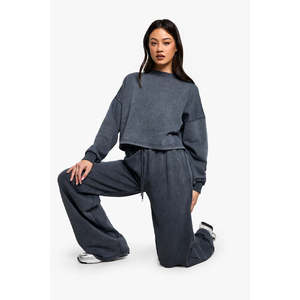 Conjunto Deportivo de 2 Piezas para Mujer, Primavera, Casual, Grueso, de Felpa, con Pantalones Jogger y Sudadera con Capucha - Product Image 3