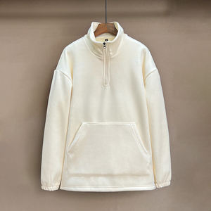 เสื้อสวมหัวซิปไตรมาส1/4สำหรับผู้ชายเสื้อสเวตเตอร์ไซส์ใหญ่พิเศษพิมพ์ลายปกตามสั่งเสื้อผ้าฤดูหนาว - Product Image 1