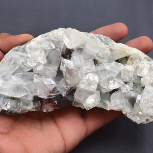 Spécimen minéral brut en cristal d'apophyllite, matière première naturelle - Product Image 1