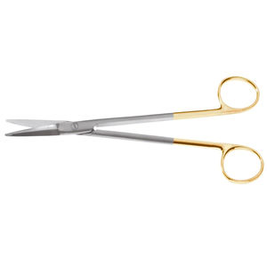 Ciseaux de lifting Gorney Freeman 19 cm, inserts en carbure de tungstène, lame incurvée dentelée TC, outils de chirurgie plastique Supercut, manuel, CE - Product Image 5