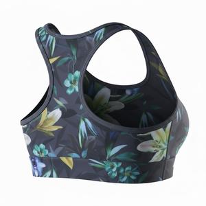 Soutien-gorge de sport floral sans couture pour femmes, respirant, pour l'entraînement, la salle de sport, vêtements de sport actifs - Product Image 3