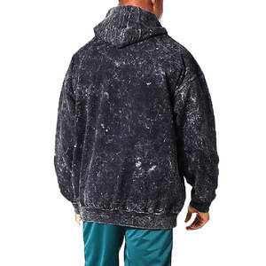 Sweat-shirts délavés à l'acide pour hommes, personnalisables avec logo, prix abordable, vente en gros, best-sellers - Product Image 3