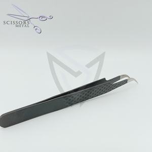 Individual Packing Multi-Function Stainless Steel Eyelash Tweezers with Soft-Tipped <b>Pick</b> Tool for Eyelash Extensions - Product Image 1