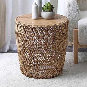 Supplier price natural water hyacinth <b>bedroom</b> <b>side</b> <b>tables</b> premium quality bedside end <b>table</b> - Product Image 1