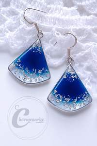 Best Quality Lightweight Real Resin Earrings Floral Drop Design Lady's Classic Style <b>Jewelry</b> on Sale - Product Image 6