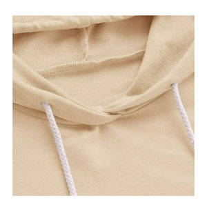 Sweat court léger de haute qualité pour femmes haut à capuche à manches longues Logo personnalisé marque impression décontracté tricoté - Product Image 3