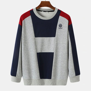 Sweat-shirts à col rond pour hommes en polyester/coton, prix bas, personnalisés, vêtements décontractés écologiques pour l'hiver - Product Image 1