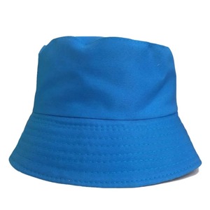 หมวกถังผ้ายีนส์ปรับแต่งได้สีทึบพับได้สไตล์ฮิปฮอปสไตล์ปานามาลำลองหมวกชายหาดสำหรับตกปลากันแดด - Product Image 4