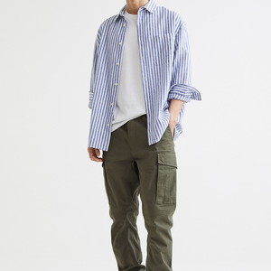 Vente en gros pantalon de haute qualité pour hommes, pantalon de jogging décontracté pour hommes, pantalon de gymnastique ample, de Fitness, de couleur unie - Product Image 2