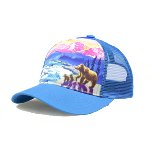 Nouvel arrivage de casquettes de baseball casquettes imperméables 3D imprimées numériquement avec 5 panneaux découpés au laser casquette de baseball classique respirante pour l'extérieur - Product Image 1