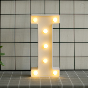 Lettere LED 3D con Lampada Spotlight, Decorazione Alfabetica, Insegne Luminose Decorative - Product Image 1