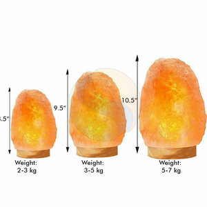 Lámpara de sal del Himalaya natural pura 100% Lámpara de sal del Himalaya más vendida Lámpara de sal del Himalaya de nuevo diseño - Product Image 3