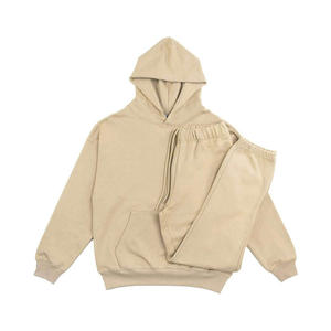 Ensemble de survêtement décontracté de haute qualité pour la maternité, avec sweat à capuche et pantalon de jogging respirant, idéal pour le sport et l'exercice, couleur unie personnalisable - Product Image 1