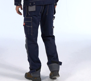 Ensemble de vêtements de travail mécanique sur mesure OEM, veste utilitaire cargo + pantalon, atelier d'usine, protection du travail, combinaison de travail fabriquée au Pakistan - Product Image 4