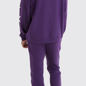 OEM Wholesale Men's 100% Cotton Jogger Tracksuit New Latest Design Solid Regular Pullover Hooded Winter Season Digital Print 2 1 - Product Image 4