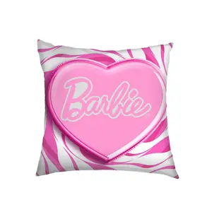 Federe personalizzabili con stampa digitale copricuscino Barbie ragazze copricuscino decorativo con testiera del divano
