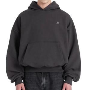 Haute qualité 100% coton blanc surdimensionné à capuche Street Wear mode personnalisé hommes sweats à capuche basiques pull à capuche - Product Image 1