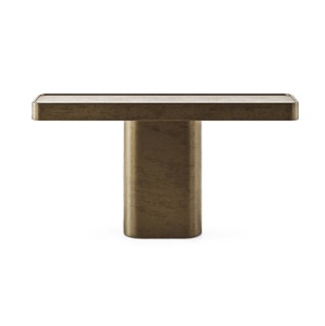 โต๊ะทองเหลืองโลหะดีไซน์คลาสสิกสไตล์ดั้งเดิม - Product Image 1