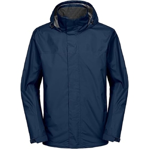 2025 Men's Lightweight Nylon Outdoor Rain <b>Jacket</b> Waterproof with Zipper Closure for Spring High Quality - Product Image 1