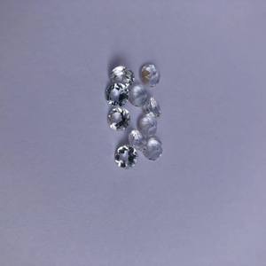 Piedra de topacio blanco Natural de 6mm, fabricante de piedras preciosas semipreciosas sueltas redondas facetadas, proveedor a precio de fábrica de La India 2025 - Product Image 2
