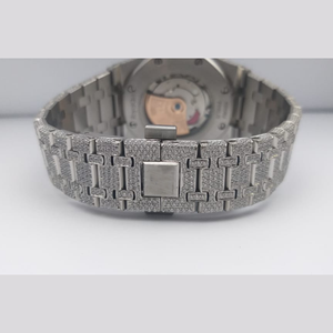 Nouvelle montre Moissanite en diamant de haute qualité de haute qualité à prix d'usine DEF Lab Grown Diamond Iced Out Watch - Product Image 4