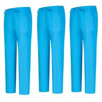 Pack de 3 pantalons sanitaires unisexes MISEMIYA, modèle MZ-3-6802, fabriqués au Sri Lanka