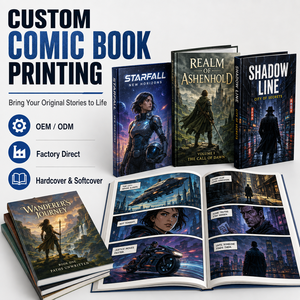 Impression personnalisée de bandes dessinées, livres reliés, livres brochés, romans graphiques, mangas, impression OEM ODM, usine - Product Image 1