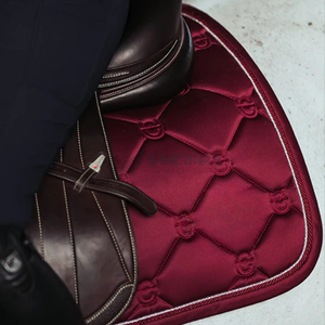 Tapis de selle équestre anglais personnalisé en coton matelassé respirant avec doublure douce pour un soutien confortable tapis de selle - Product Image 5