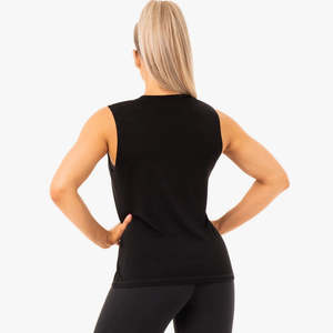 <b>Women's</b> Crop <b>Tank</b> <b>Top</b> Custom Logo Summer Ladies Vest Cotton Spandex Ribbed <b>Women</b>`<b>s</b> Crop <b>Tank</b> <b>Tops</b> Sleeveless Crop <b>Top</b> - Product Image 2