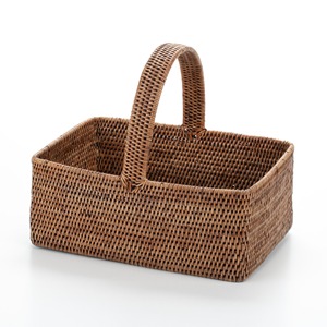 Panier de rangement circulaire multifonctionnel moderne en rotin naturel tressé à la main Artex Green Earth, écologique, pour pique-nique et Pâques - Product Image 3