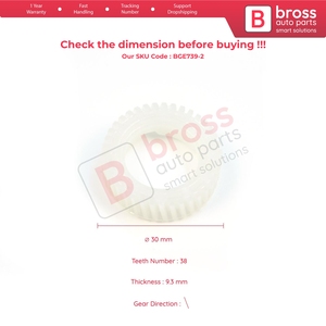 Engrenage de réparation du moteur d'actionnement du rétroviseur latéral droit BGE739-2 pour Sonata MK7 LF 2014-2017 87620-C2060 - Product Image 5