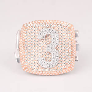 Moda de lujo personalizado Hip Hop Ice Out VVS Lab Grown Diamond plata 925 joyería número letra anillo - Product Image 1