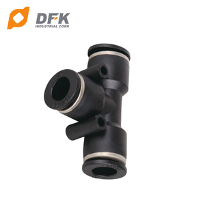 DFK EPE10 Pneumatic T Union Air Hose Tee Ajuste rápido - Product Image 3