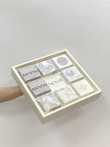 Boîte d'emballage de gâteau de lune de festival de mi-automne personnalisée avec motif de lune de <span class=keywords><strong>lapin</strong></span> pour offrir en cadeau célébration de la réunion Design élégant - Product Image 4