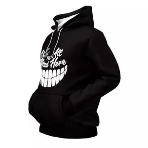 Sudadera con capucha de algodón bordado para hombre, Jersey masculino con estampado personalizado de moda para exteriores, 2022 - Product Image 5