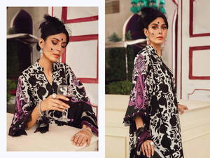 Salwar Kameez de Algodón Estampado con Bordado Pesado para Mujer, Secado Rápido para Fiestas, Todas las Temporadas - Product Image 4