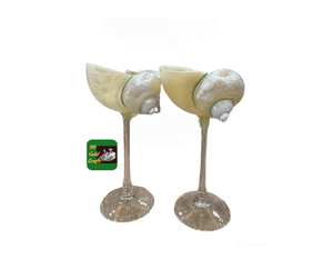 Elegante copa de vino de concha de mar dorada, copa de Martini pulida única, diseño creativo para Bar, aniversario, regalo de boda - Product Image 1