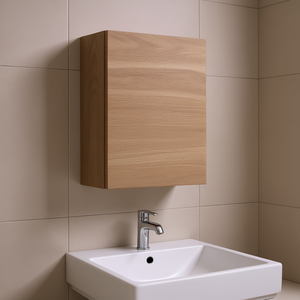 Mobile da Bagno Moderno in Rovere Italiano con Design Naturale - Product Image 3