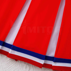 ชุดเสื้อกีฬาแขนกุดชุดเชียร์ลีดเดอร์ประดับพลอยเทียมสไตล์ใหม่ - Product Image 6