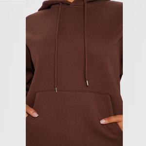 Sweat-shirt à capuche en jersey 100% coton pour femme Style décontracté Logo imprimé brodé sur le devant Fabriqué de manière durable au Bangladesh - Product Image 6