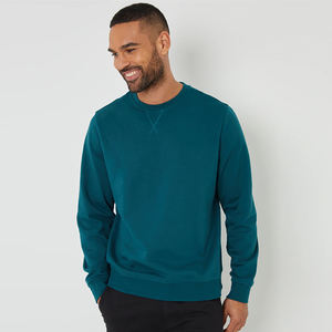 Sudadera de cuello redondo de lana personalizada de algodón 100% de calidad superior para hombre, sudaderas con capucha acanaladas de talla Unisex de ajuste Regular para hombre - Product Image 5