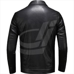 Chaqueta Parka de cuero genuino para hombre de alta calidad hecha a medida Prendas de abrigo Premium - Product Image 2